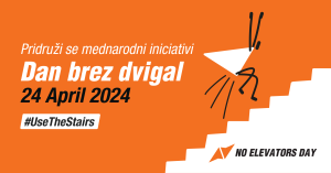 oznaka in logotip hoje po stopnicah