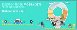 pasica z logotipom evropskega tedna mobilnosti