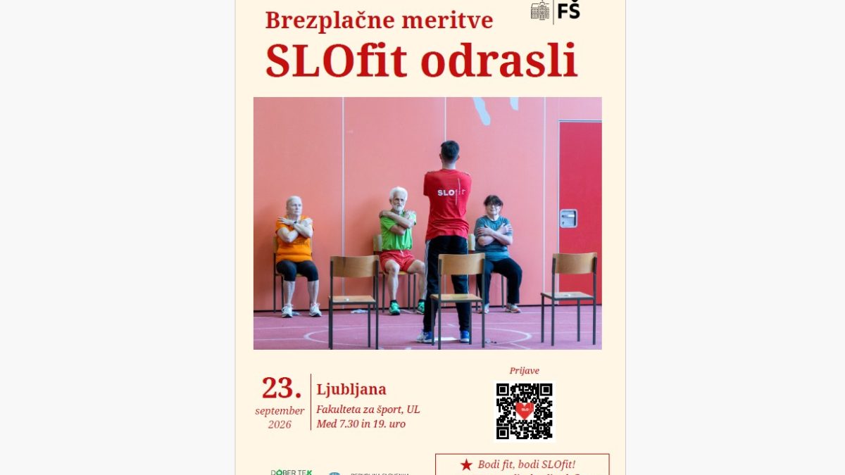 vabilo na Slofit meritve odrslih
